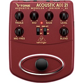 Behringer ADI21 V-Tone Acoustic Driver Direct Recording Preamp/D.I. Box