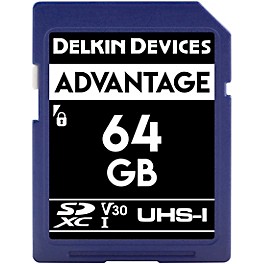 Delkin ADVANTAGE SDHC Memory Card 64GB
