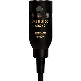 Audix ADX40 Overhead Condenser Microphone Black Cardioid