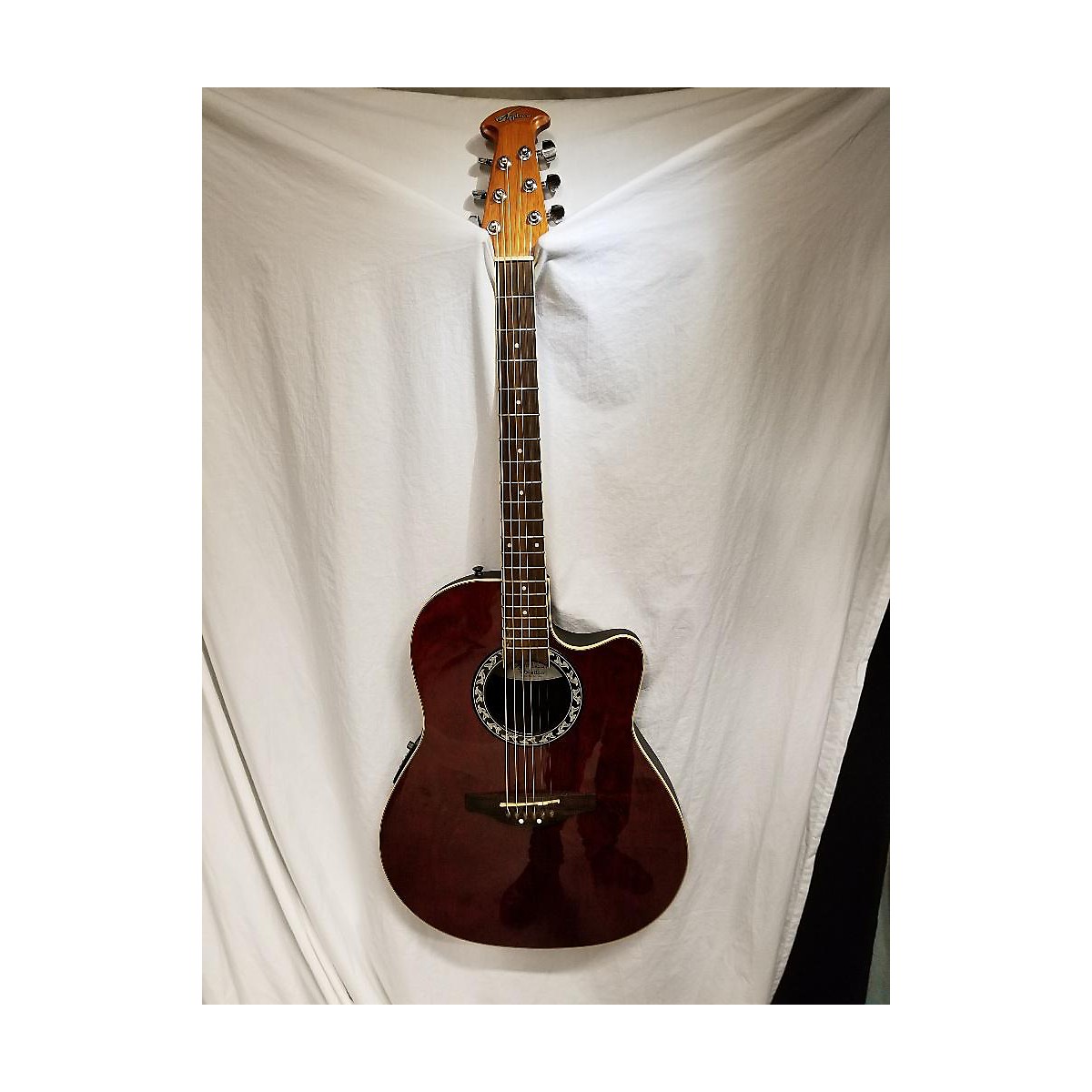 Ovation Applause Ae128 Acoustic Electric Guitar Asrposaqua