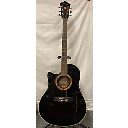 Used Ibanez AEF18E Left Handed Acoustic Electric Guitar