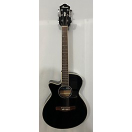 Used Ibanez AEG10LII-BK Acoustic Electric Guitar