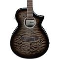 Ibanez AEWC16QA Auditorium Acoustic-Electric Guitar - Transparent Black Sunburst