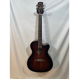 Used Alvarez AF66CE Artist Series OM Folk Acoustic Electric Guitar