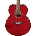 Ibanez AJ70M1E Jumbo Acoustic-Electric Guitar - Wine Red