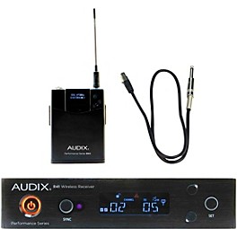 Audix AP41 GUITAR Wireless Microphone System with R41 Diversity Receiver, B60 Bodypack and Guitar Cable Band A