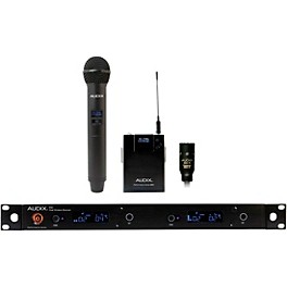 Audix AP42 C210 Wireless Microphone System with R42 Two Channel Diversity Receiver, H60/OM2 Handheld Transmitter, B... Band A
