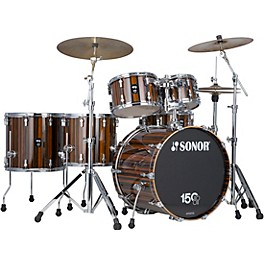 SONOR AQ2 150th Anniversary High-Gloss Ebony Veneer Shell Pack