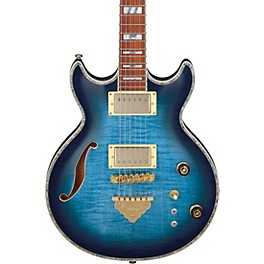 Blemished Ibanez AR520HFM Artist Hollowbody Level 2 Light Blue Burst 197881116415