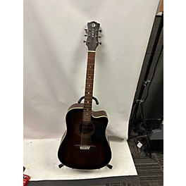 Used Luna ART VINTAGE DREADNOUGHT Acoustic Electric Guitar