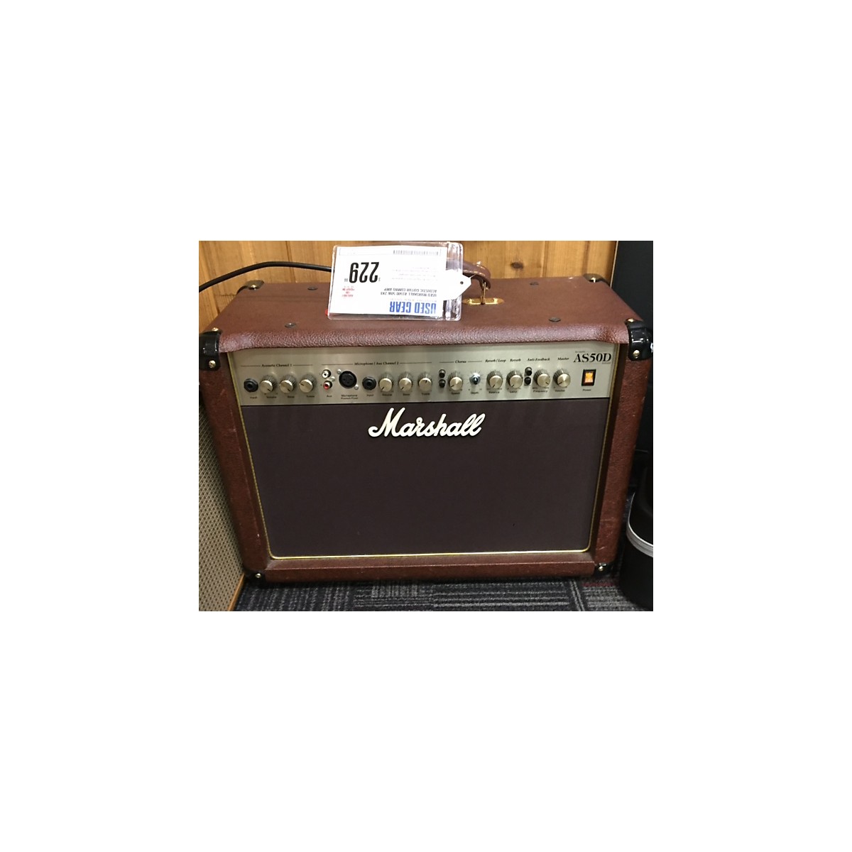 Used Marshall As50d 50w 2x8 Acoustic Guitar Combo Amp Guitar Center