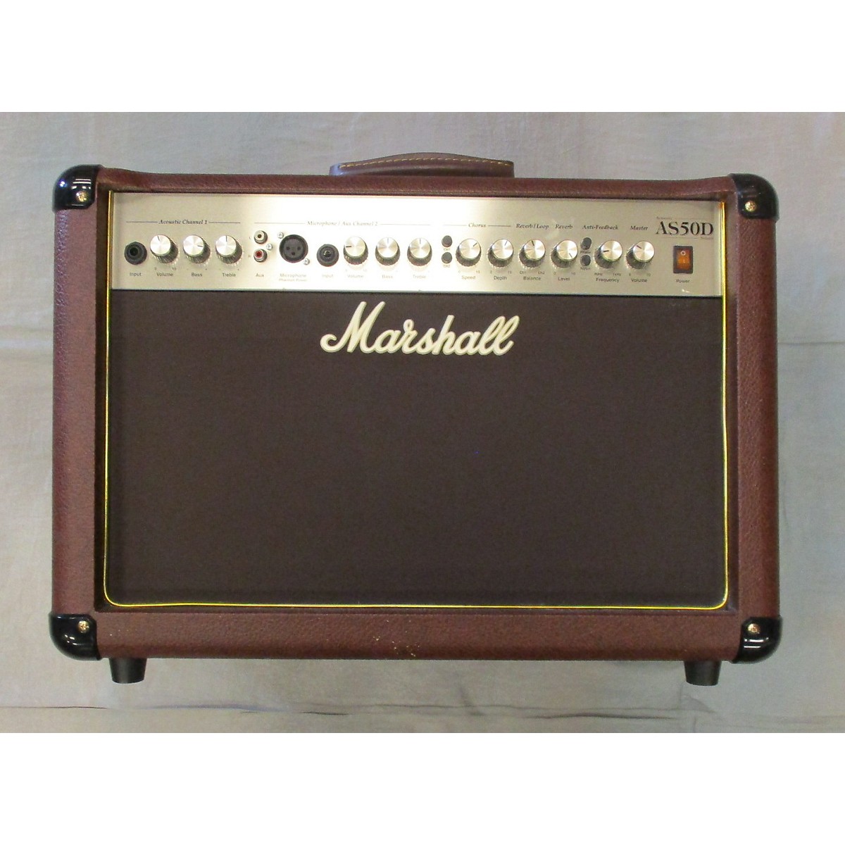 Used Marshall AS50D 50W 2X8 Acoustic Guitar Combo Amp Guitar Center