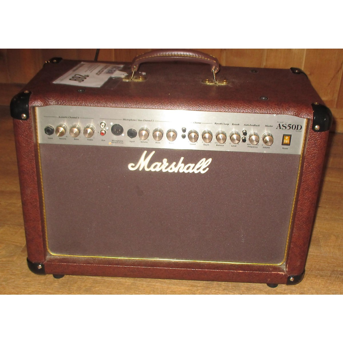 Used Marshall AS50D 50W 2X8 Acoustic Guitar Combo Amp Guitar Center