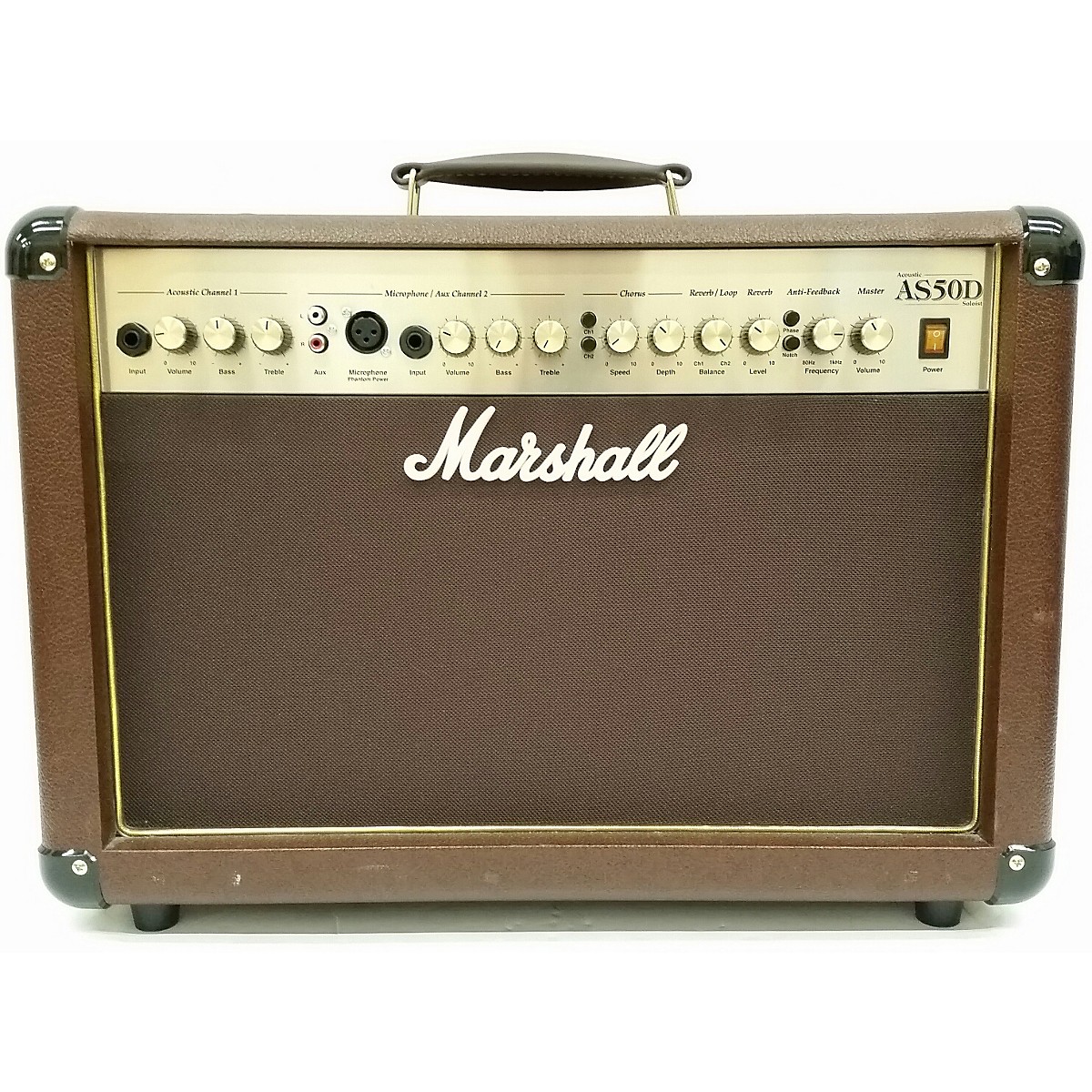 Used Marshall As50d 50w 2x8 Acoustic Guitar Combo Amp Guitar Center