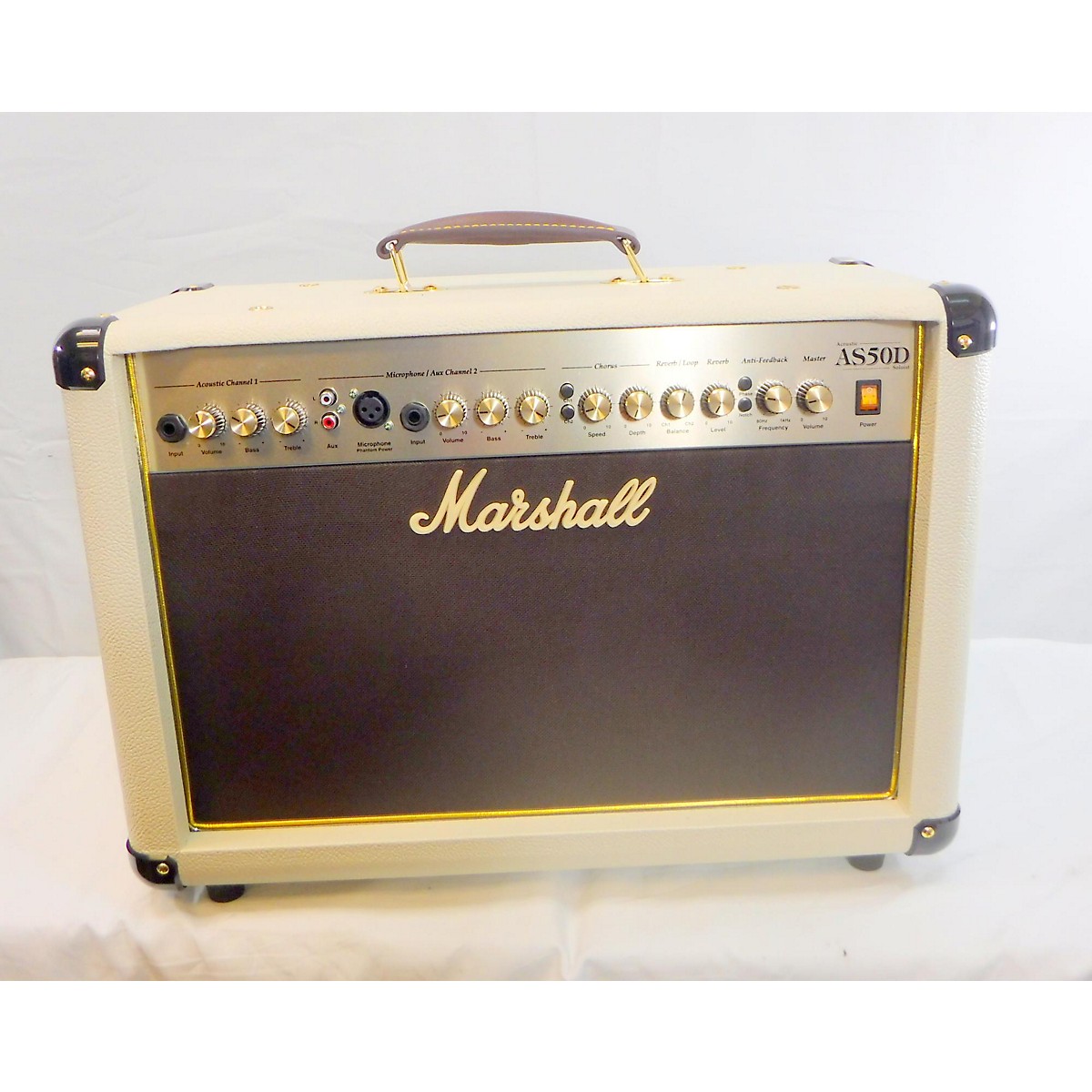 Used Marshall AS50D 50W 2X8 Acoustic Guitar Combo Amp Guitar Center