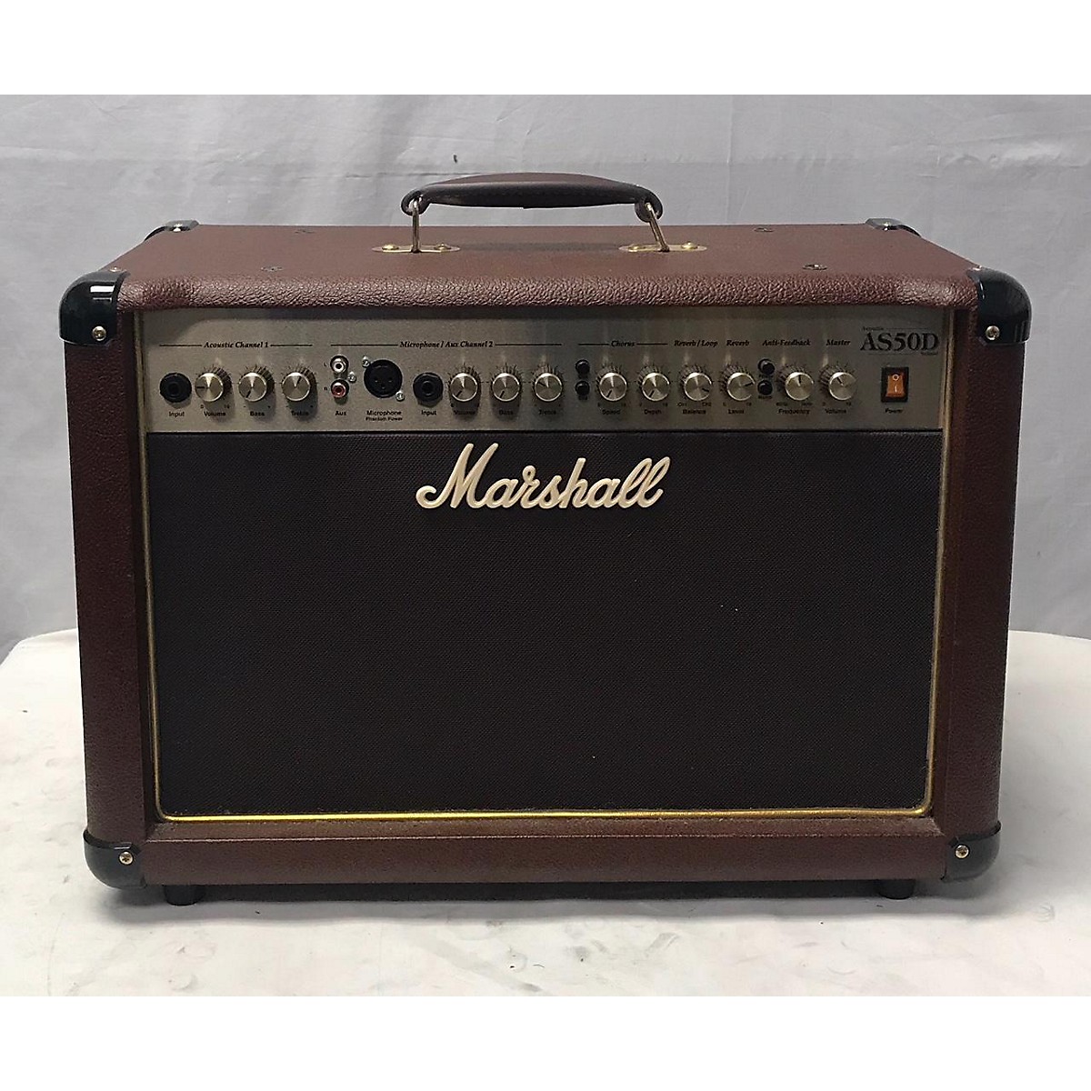 Used Marshall AS50D 50W 2X8 Acoustic Guitar Combo Amp Guitar Center