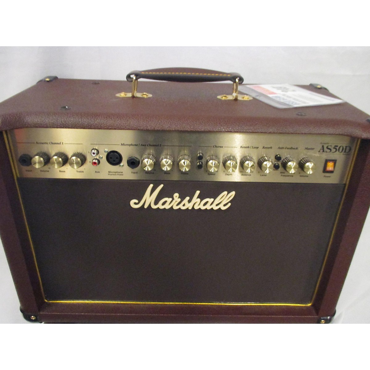 Used Marshall AS50D 50W 2X8 Acoustic Guitar Combo Amp Guitar Center