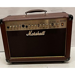 Used Marshall AS50D 50W 2X8 Acoustic Guitar Combo Amp