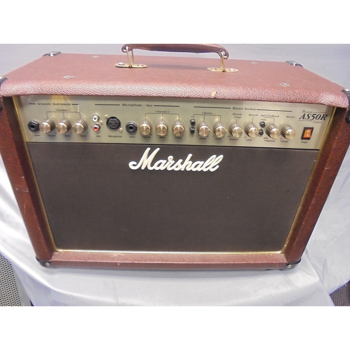 Used Marshall AS50R 50W 2X8 Acoustic Guitar Combo Amp Guitar Center