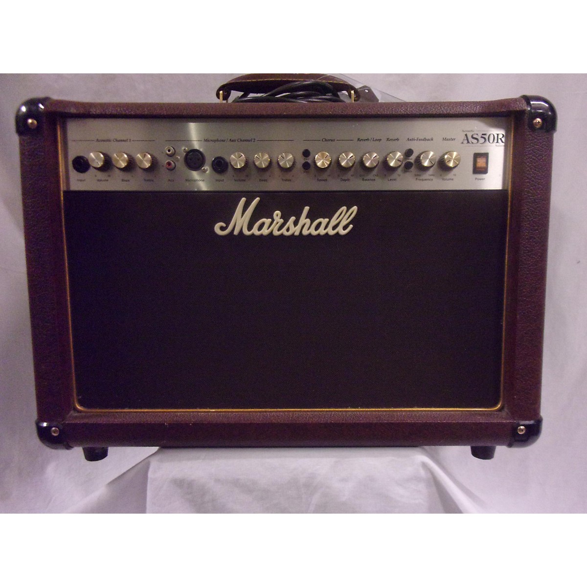 Used Marshall AS50R 50W 2X8 Acoustic Guitar Combo Amp Guitar Center