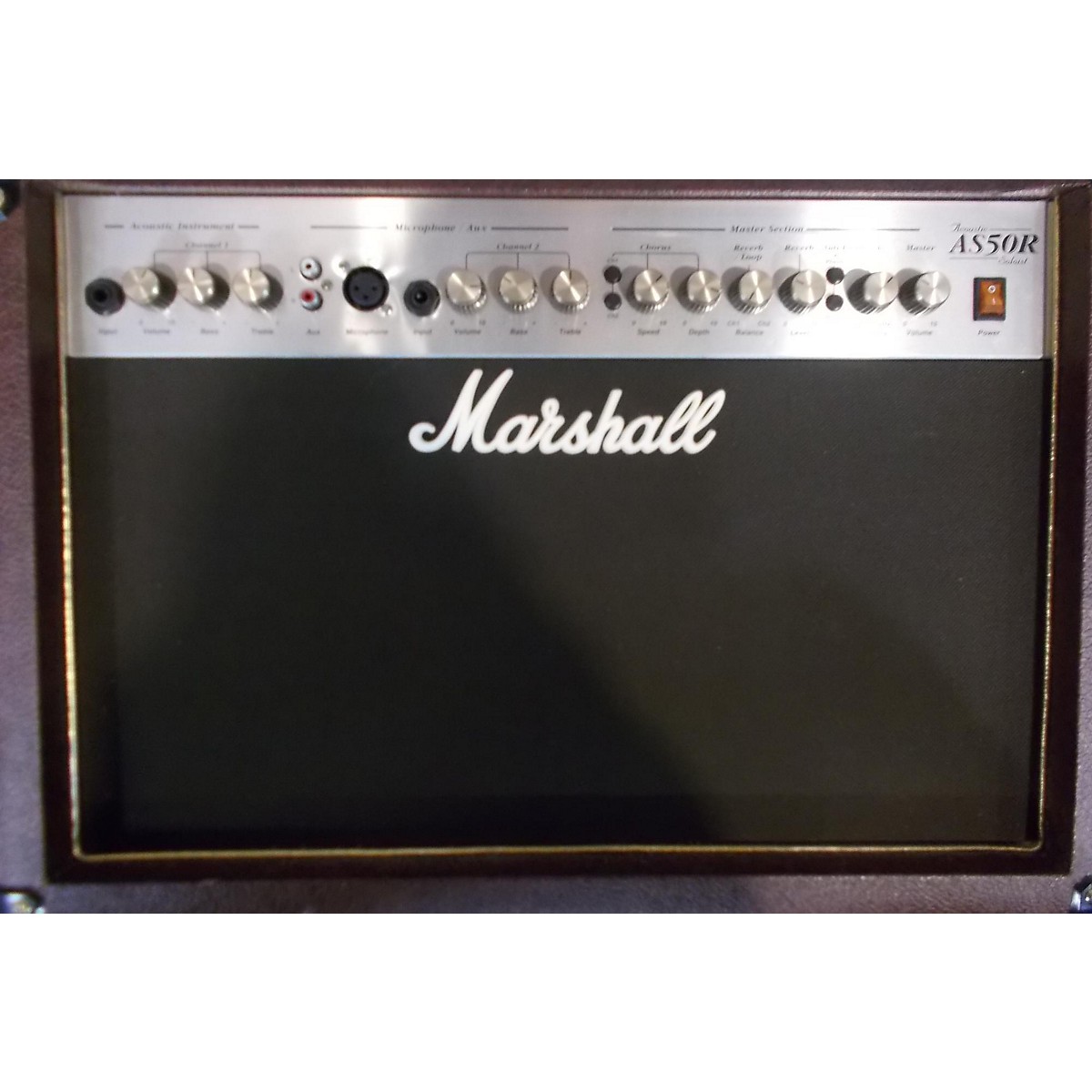 Used Marshall AS50R 50W 2X8 Acoustic Guitar Combo Amp Guitar Center
