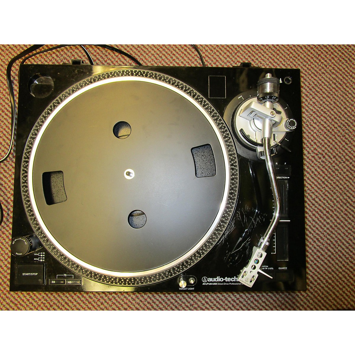 audio technica turntable lp120