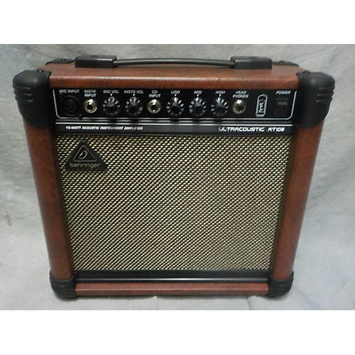 Used Behringer AT108 1X8 15W Ultracoustic Acoustic Guitar Combo Amp
