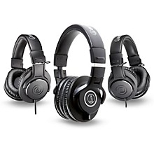 Audio-Technica ATH-M40x Headphones With 2 ATH-M20x Headphones