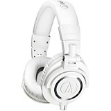 ATH-M50x Closed-Back Studio Monitoring Headphones White