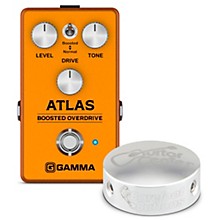 GAMMA ATLAS Boosted Overdrive Effect Pedal With Barefoot Button Guitar Center Footswitch Cap