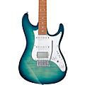 Ibanez AZ22S1F Standard Electric Guitar - Transparent Turquoise Burst