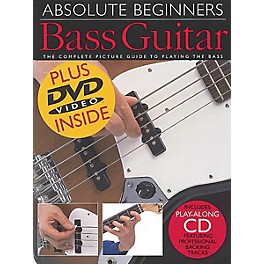 Music Sales Absolute Beginners: Bass Guitar (Book/CD/DVD Value Pack) Music Sales America Series by Various Authors