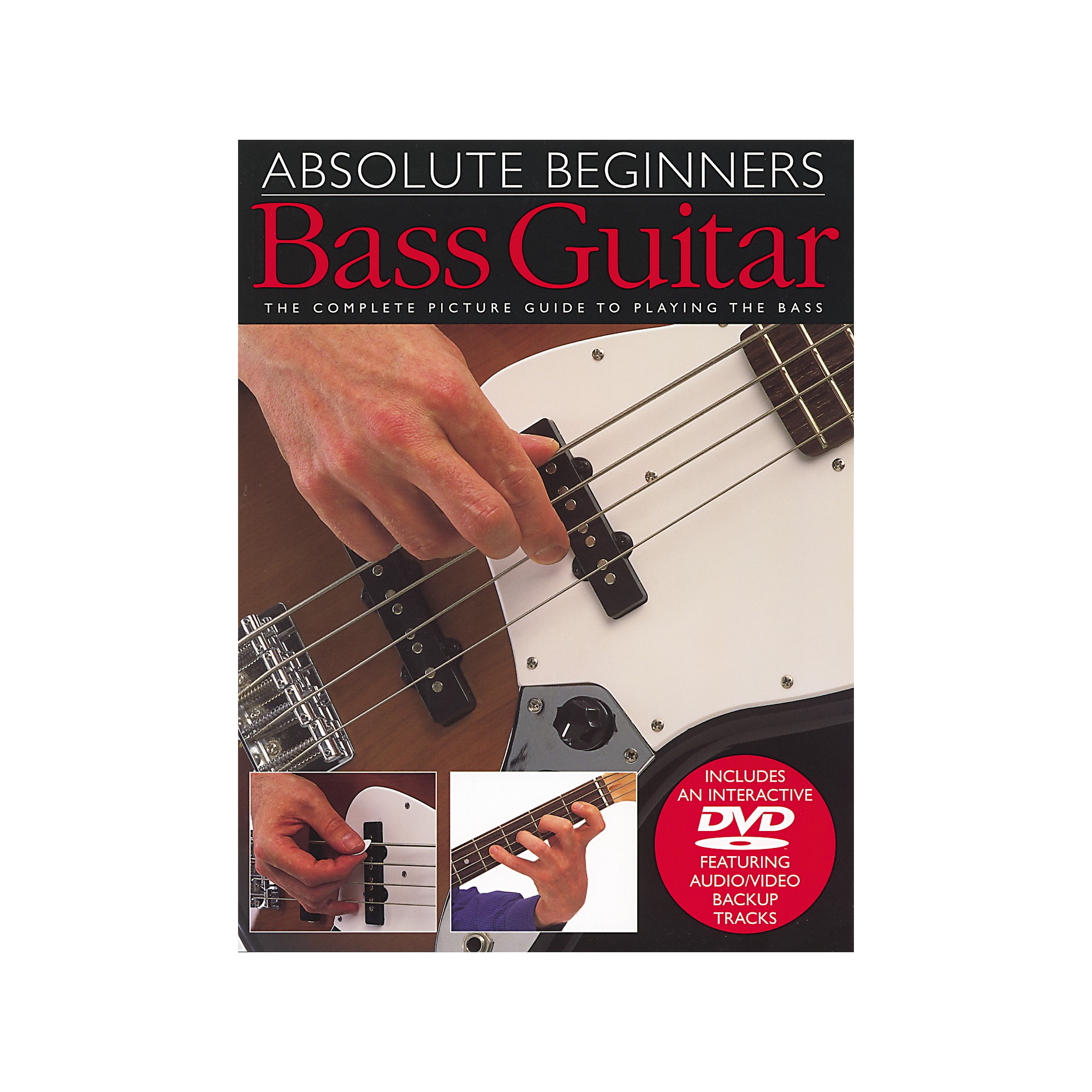 Music Sales Absolute Beginners Bass Guitar Book and DVD Guitar Center