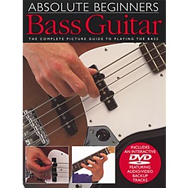 Music Sales Absolute Beginners Bass Guitar Book and DVD