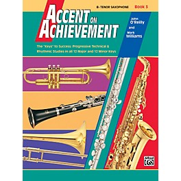 Alfred Accent on Achievement Book 3 B-Flat Tenor Saxophone