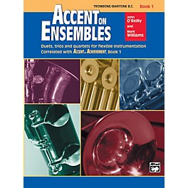 Alfred Accent on Ensembles Book 1 Trombone Baritone B.C.