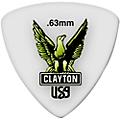 Clayton Acetal Rounded Triangle Guitar Picks .63 mm 1 Dozen