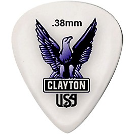 Clayton Acetal Standard Guitar Picks .38 mm 1 Dozen