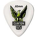Clayton Acetal Standard Guitar Picks .63 mm 1 Dozen