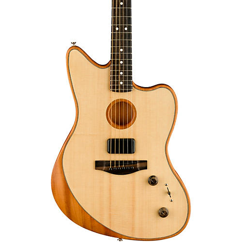 Fender Acoustasonic Jazzmaster AcousticElectric Guitar Natural