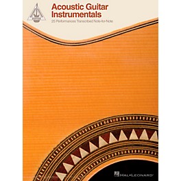 Hal Leonard Acoustic Guitar Instrumentals - 25 Performances Transcribed Note-For-Note