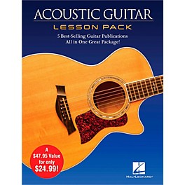 Hal Leonard Acoustic Guitar Lesson Pack - Boxed Set with Four Books & One DVD