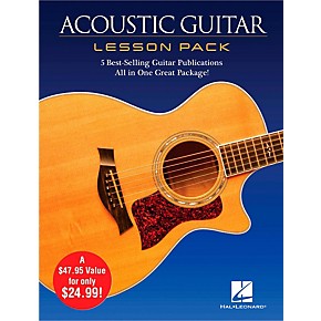 Hal Leonard Acoustic Guitar Lesson Pack - Boxed Set with Four Books ...