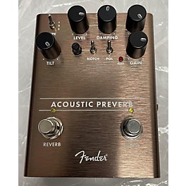 Used Fender Acoustic Preverb Effect Pedal