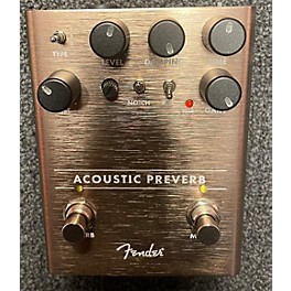 Used Fender Acoustic Reverb Effect Pedal