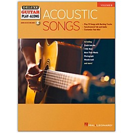 Hal Leonard Acoustic Songs Deluxe Guitar Play-Along Volume 3 Book/Audio Online