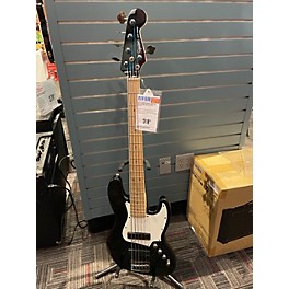 Used Squier Active Jazz Bass HH V Electric Bass Guitar