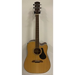 Used Alvarez Ad60sc (electronics Not Functional) Acoustic Guitar