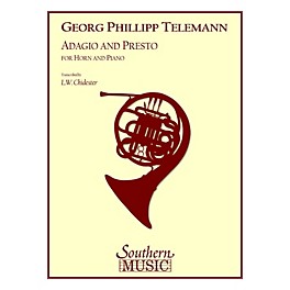 Southern Adagio and Presto Southern Music Series Composed by Georg Philipp Telemann Arranged by L.W. Chidester