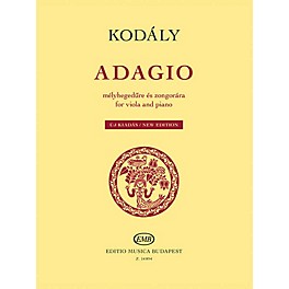 Editio Musica Budapest Adagio for Viola and Piano - New Edition EMB Series Softcover